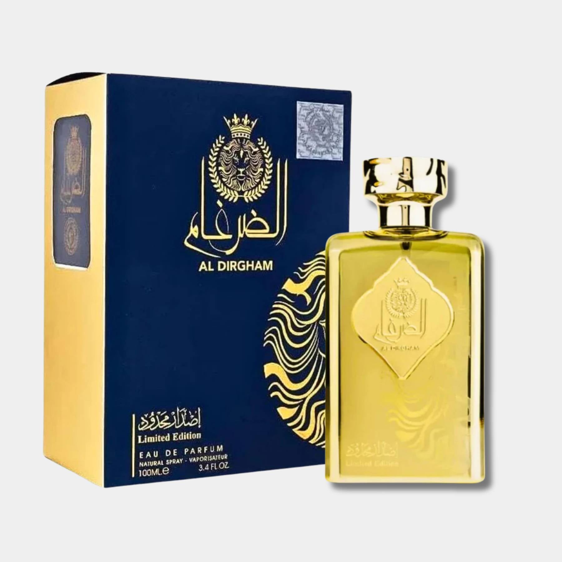 Ard Al Zaafaran Al Dirgham Limited Edition 100ml Eau De Parfum with packaging