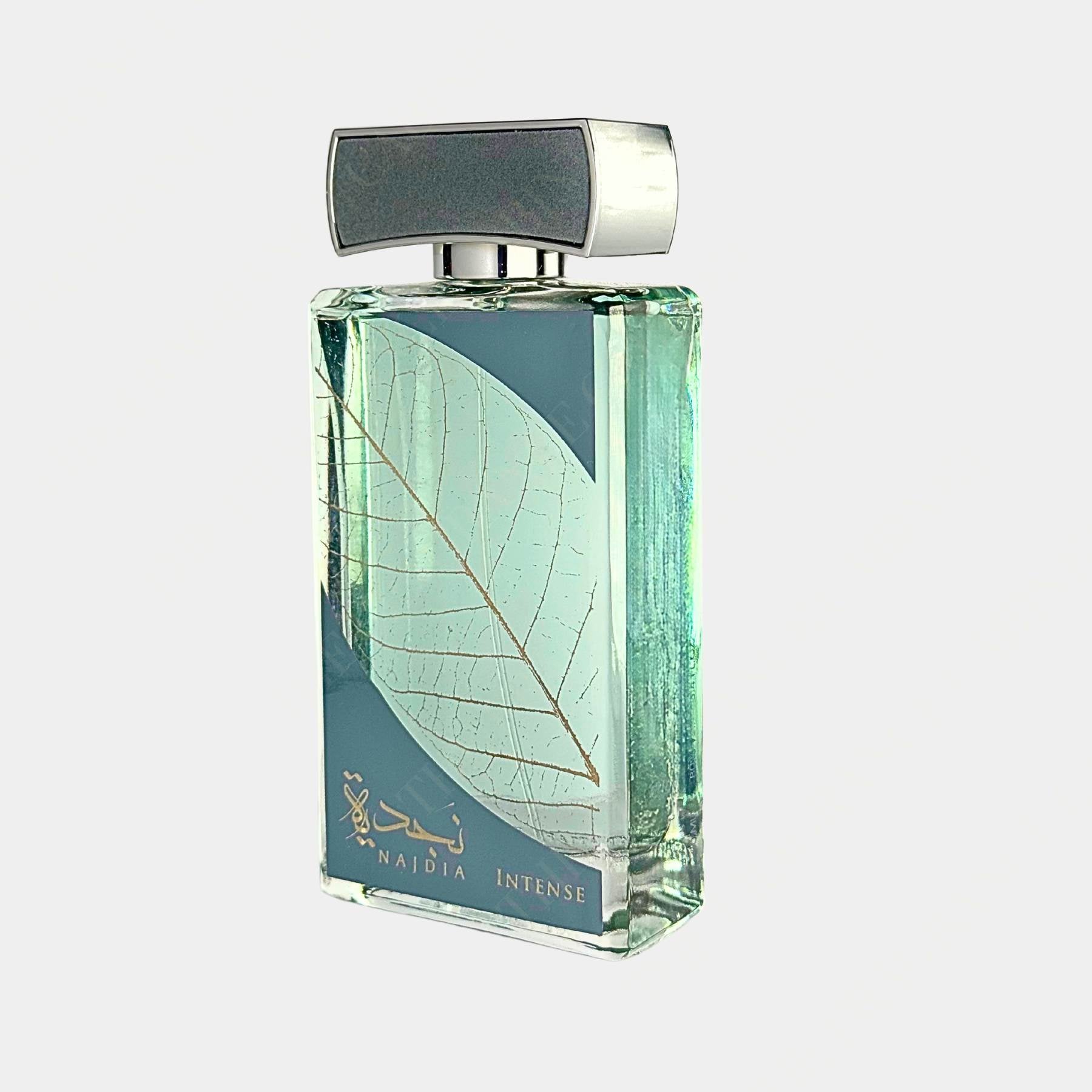 Lattafa Najdia Intense 100ml Eau de Parfum for men front view of bottle