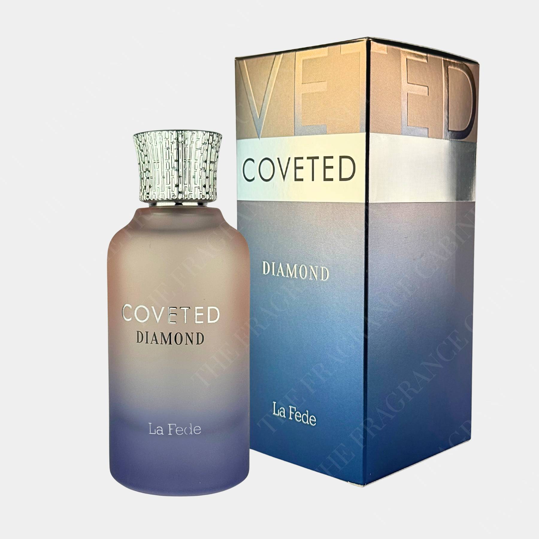 Khadlaj La Fede Coveted Diamond 100 ml Eau de Parfum front view of bottle and box