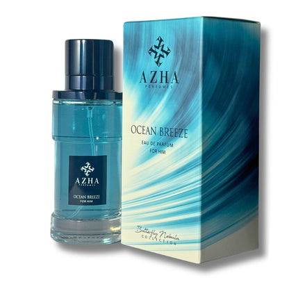 Azha Ocean Breeze 100ml Eau De Parfum for Men White background