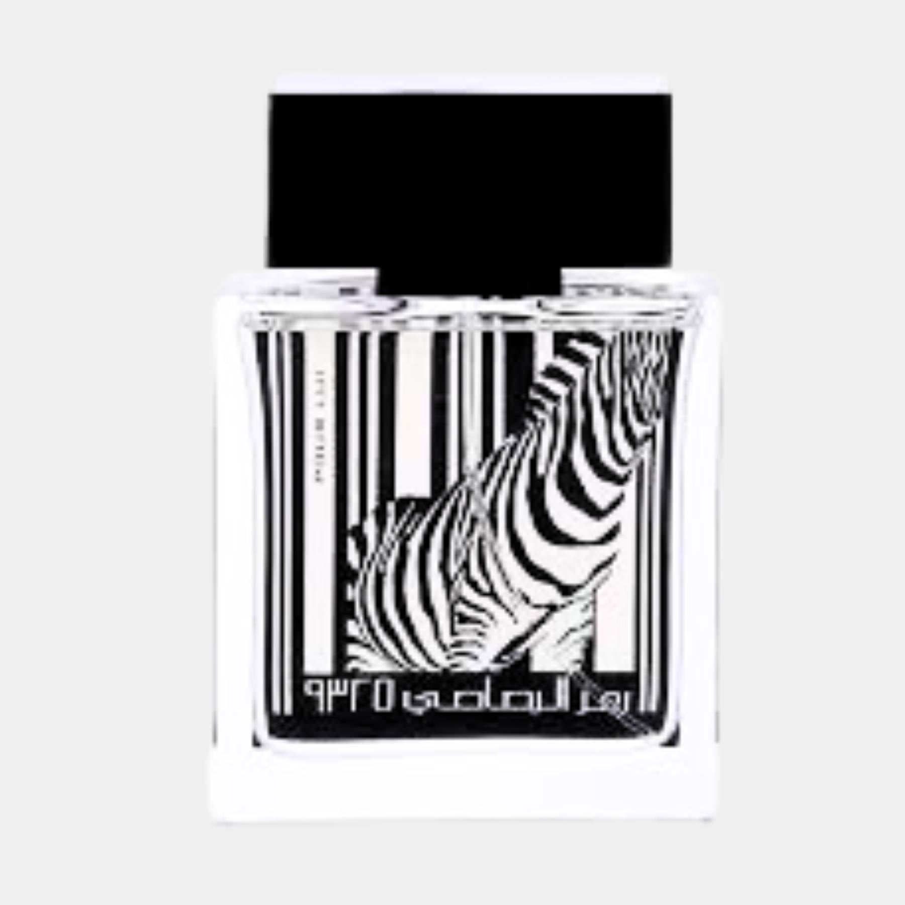 Rasasi Rumz Al Rasasi Zebra Pour Lui 50ml Eau de Parfum front view of bottle