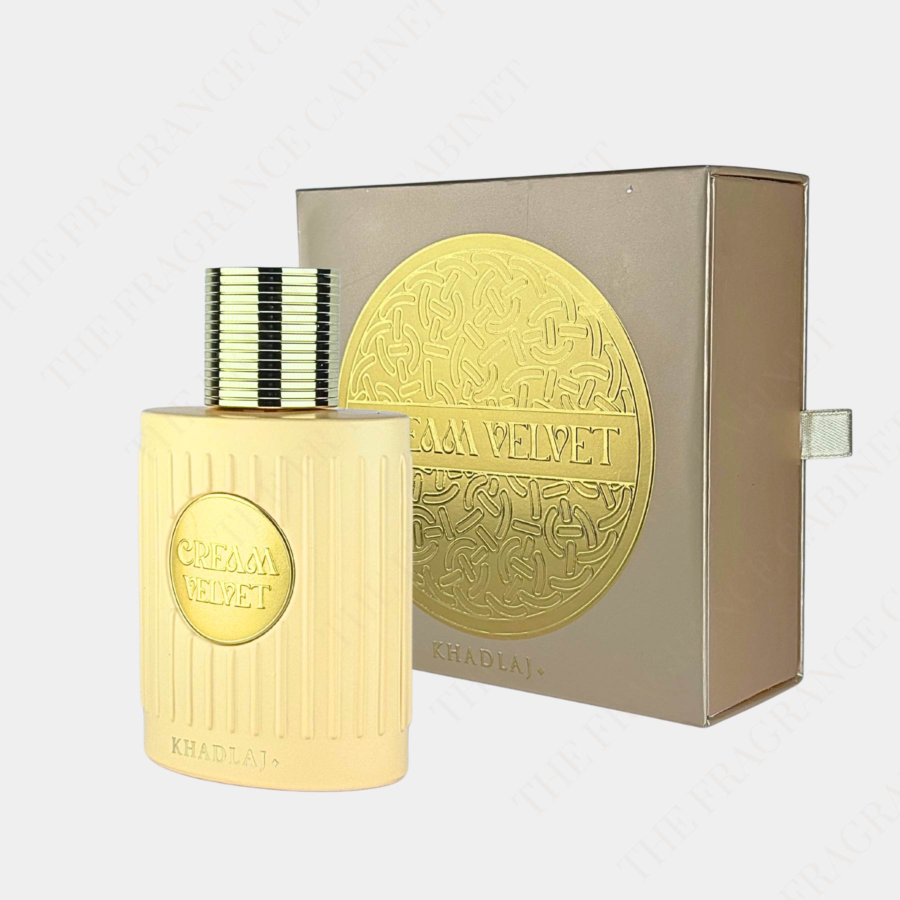 Khadlaj Cream Velvet 100ml Extrait de Parfum 100ml for women front view of bottle and box
