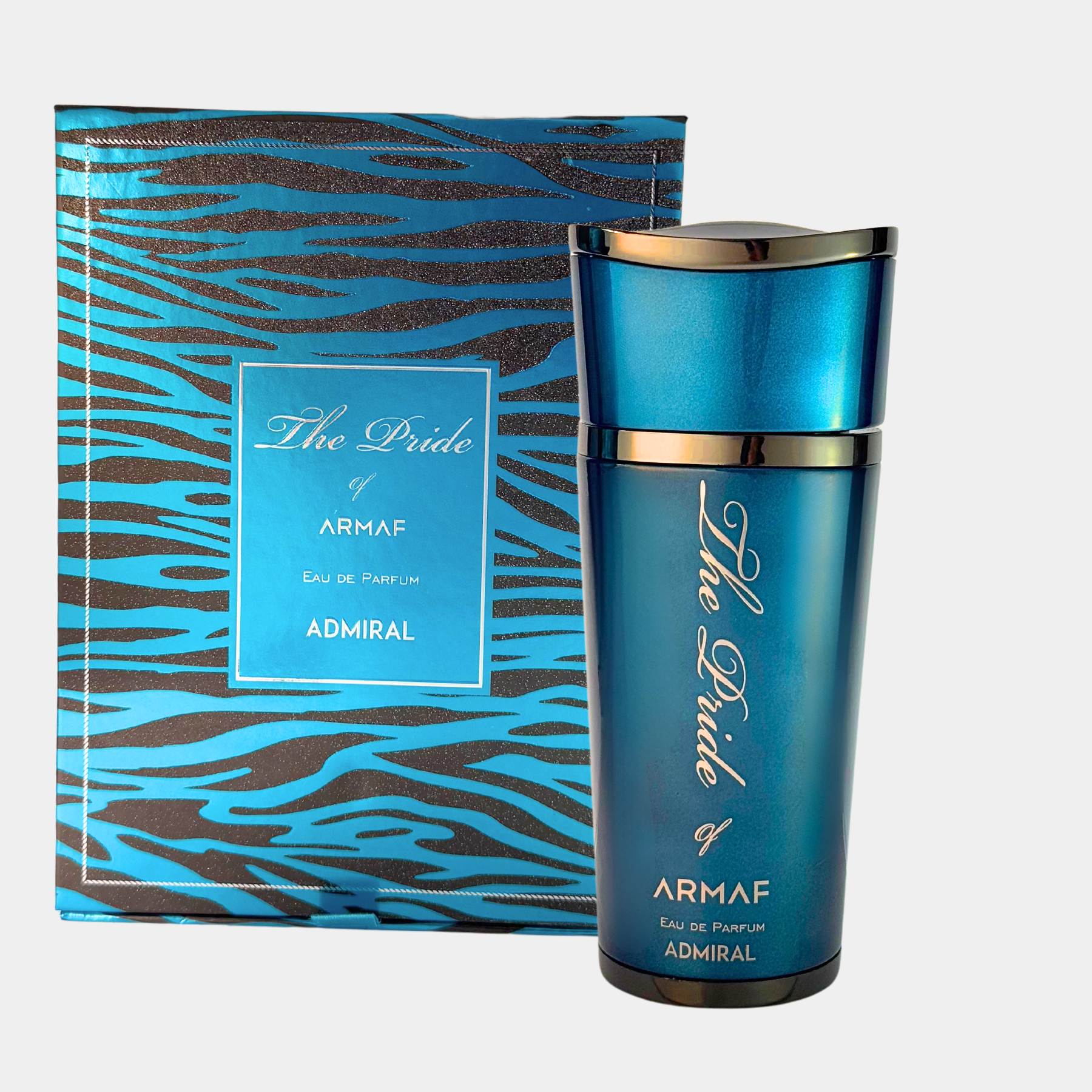 Armaf the pride of armaf the admiral 100ml eau de parfum front view of the bottle and box