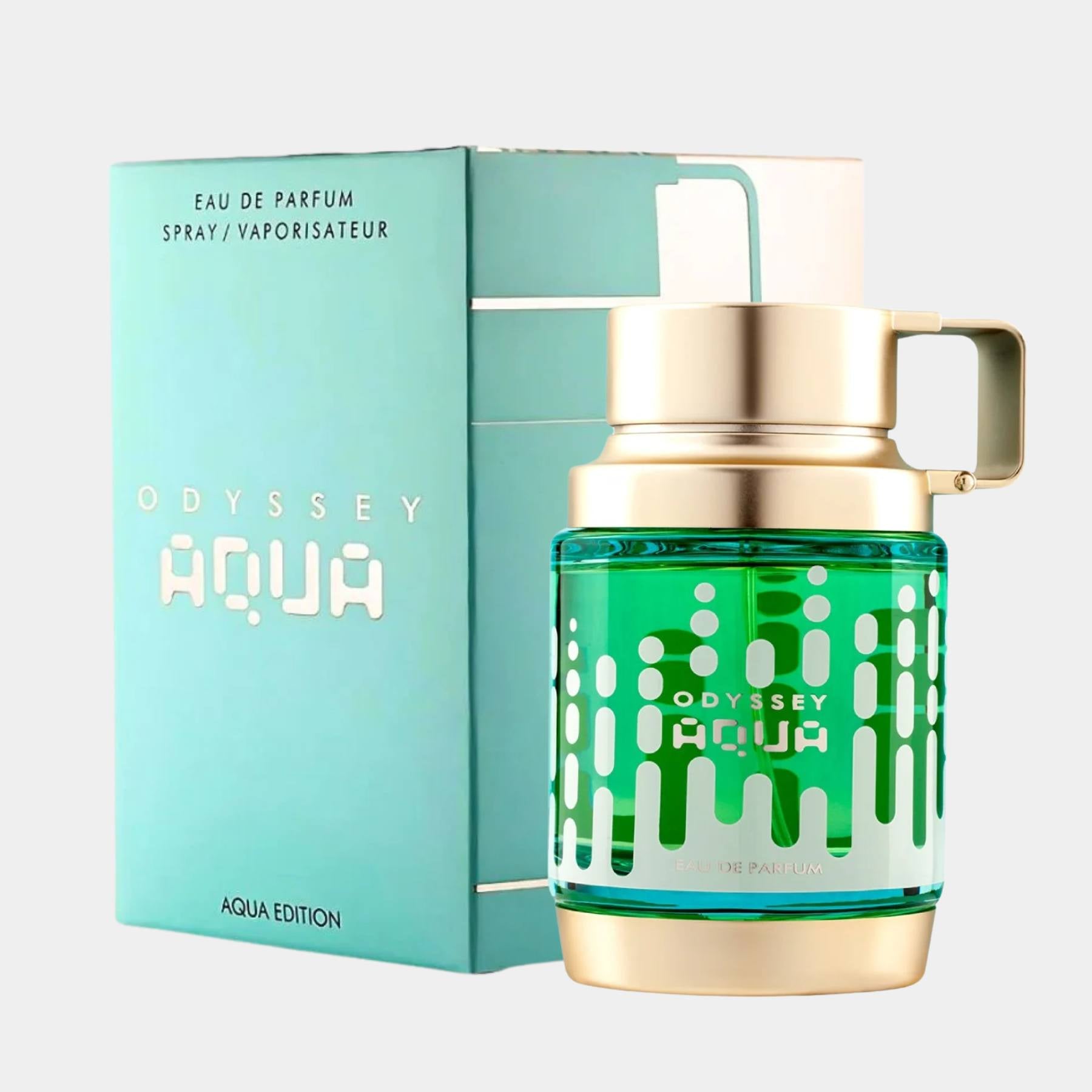 Armaf odyssey aqua 100ml eau de parfum front view with box