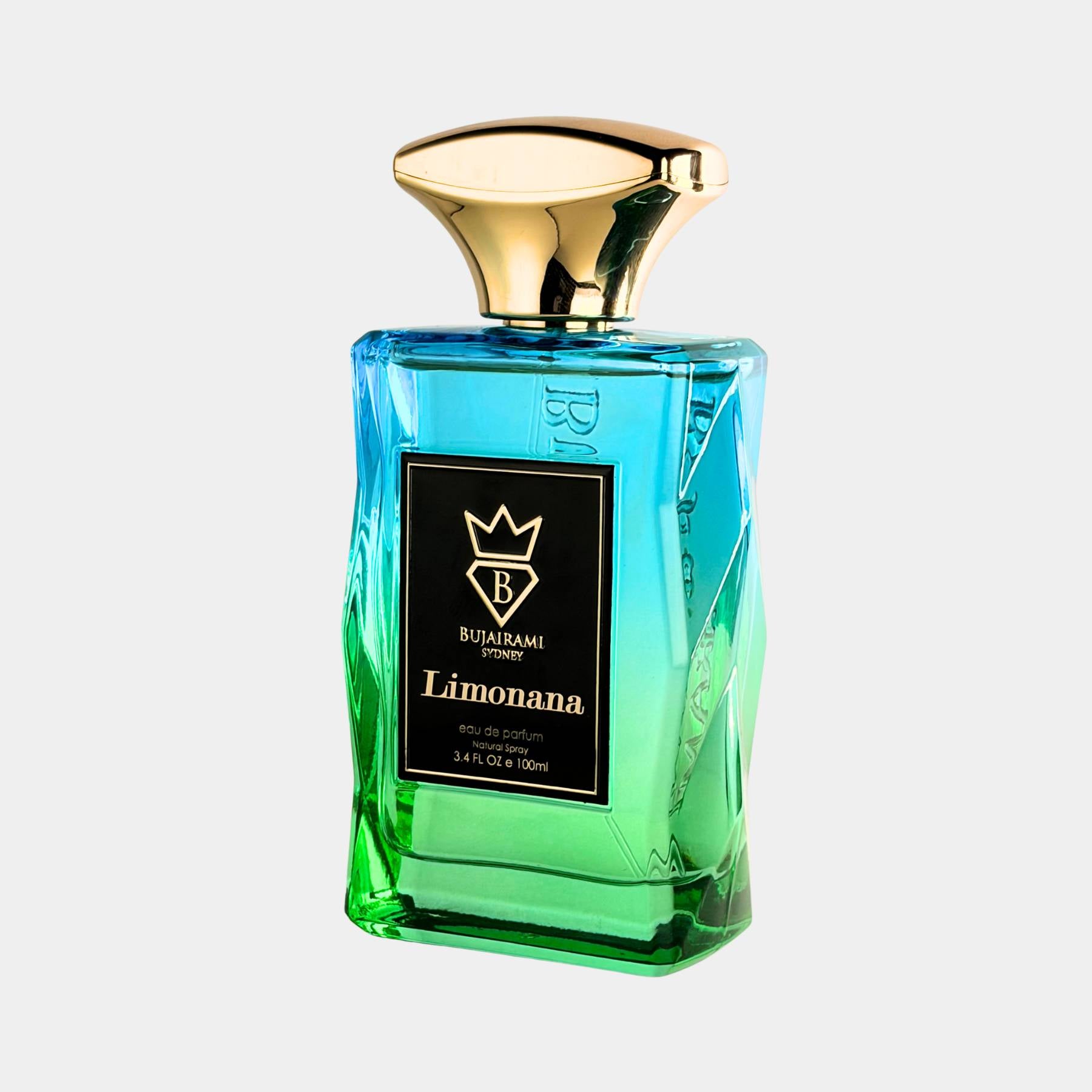 Bujairami limonana 100ml eau de parfum side view