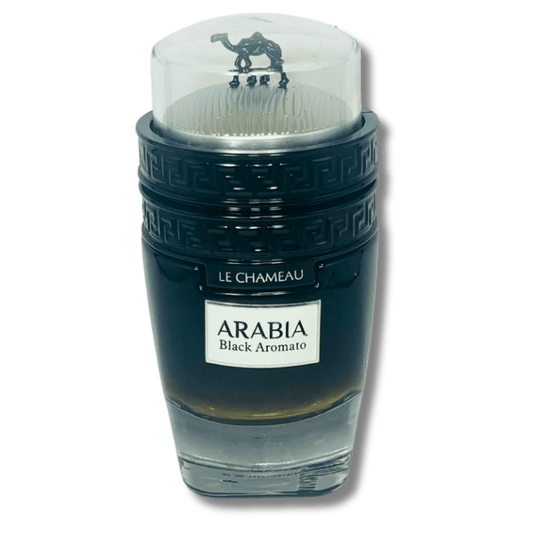 Le Chameau Arabia Black Aromato 100ml EDP For Men Transparent Background 