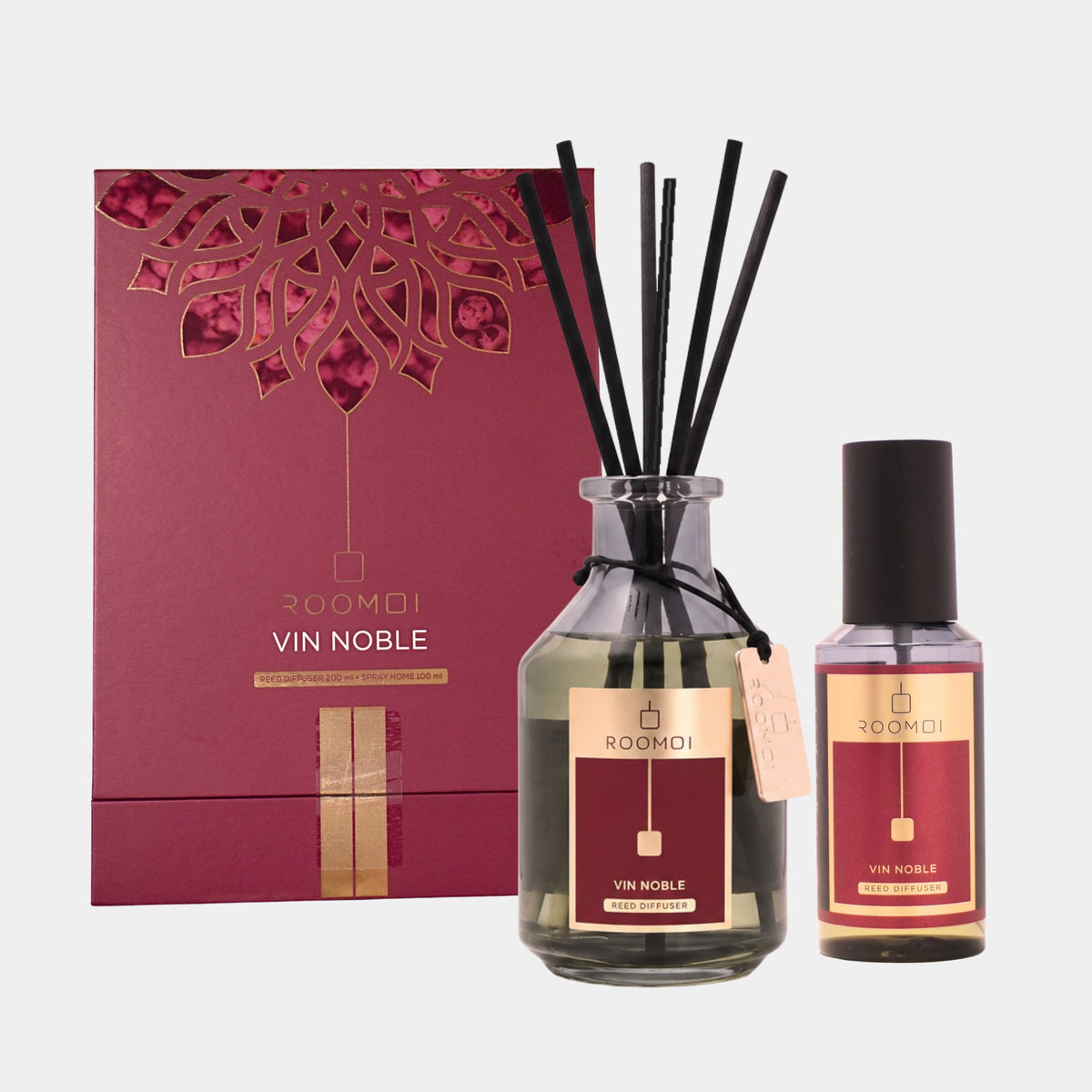 ROOMOI VIN NOBLE 200ML & 100ML ROOM SPRAY GIFTSET