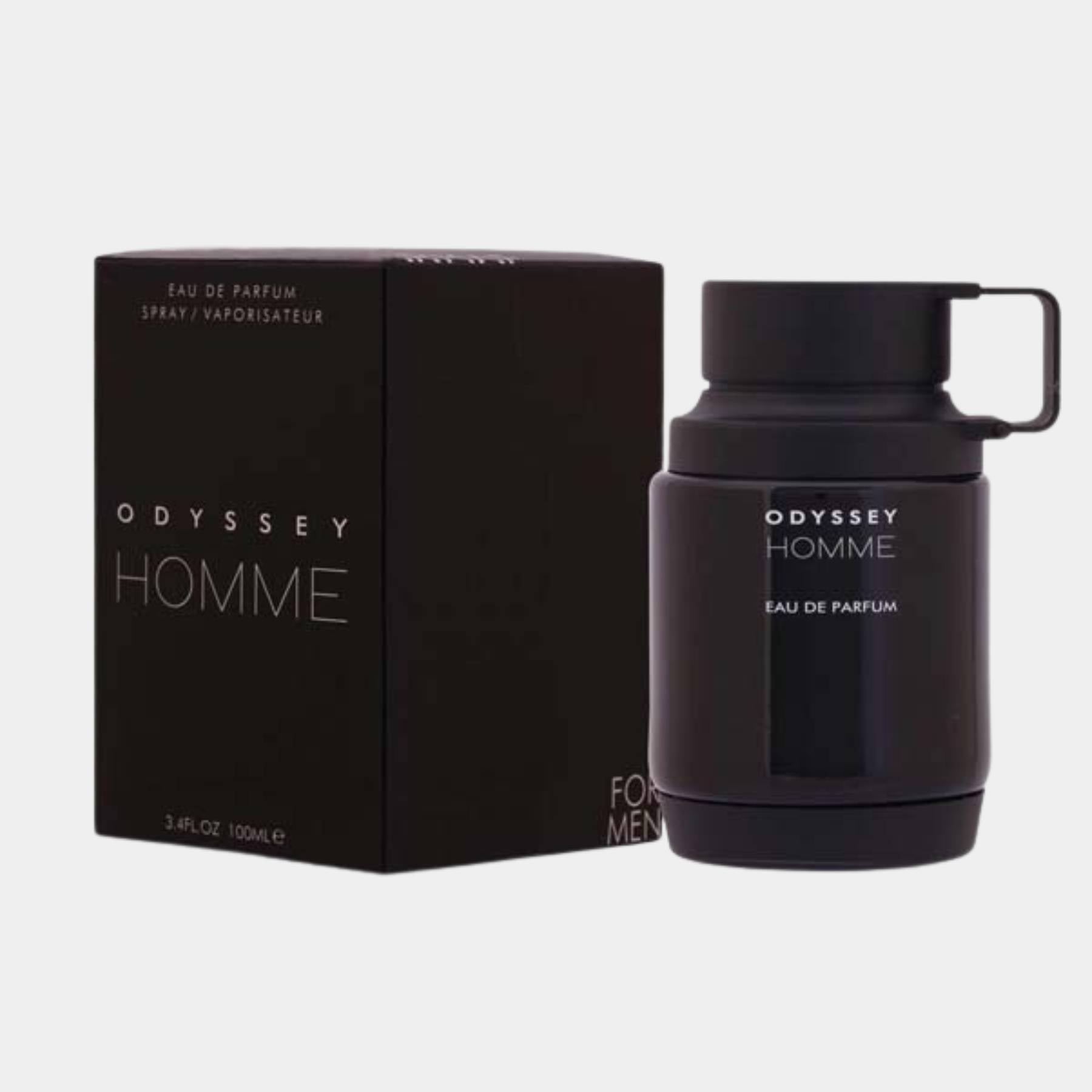 Armaf Odyssey Homme 100ml Eau de Parfum for men front of the bottle and box