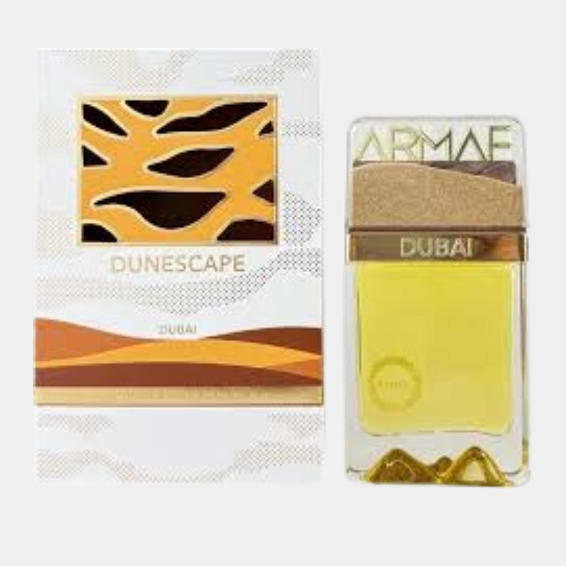 Armaf Dunescape 100ml Eau de Parfum front view of bottle and box