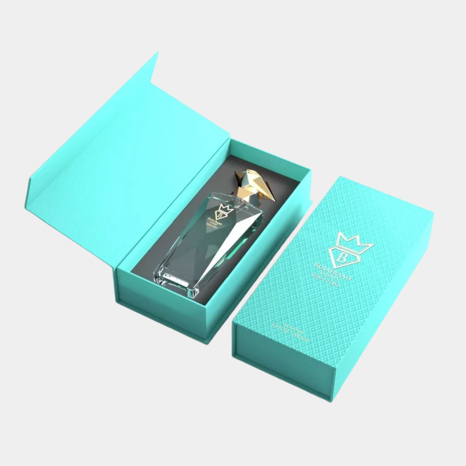 Bujairami Silent Halo 100ml Eau de Parfum bottle and box