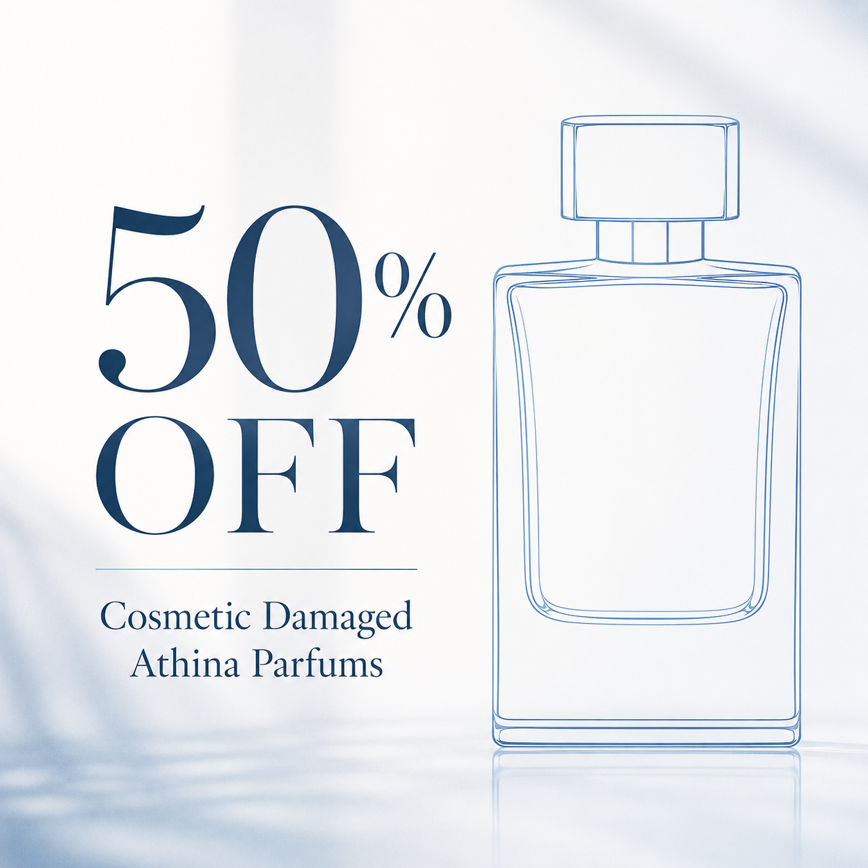 Athina Cosmetic Imperfect Bottles, 50% Off