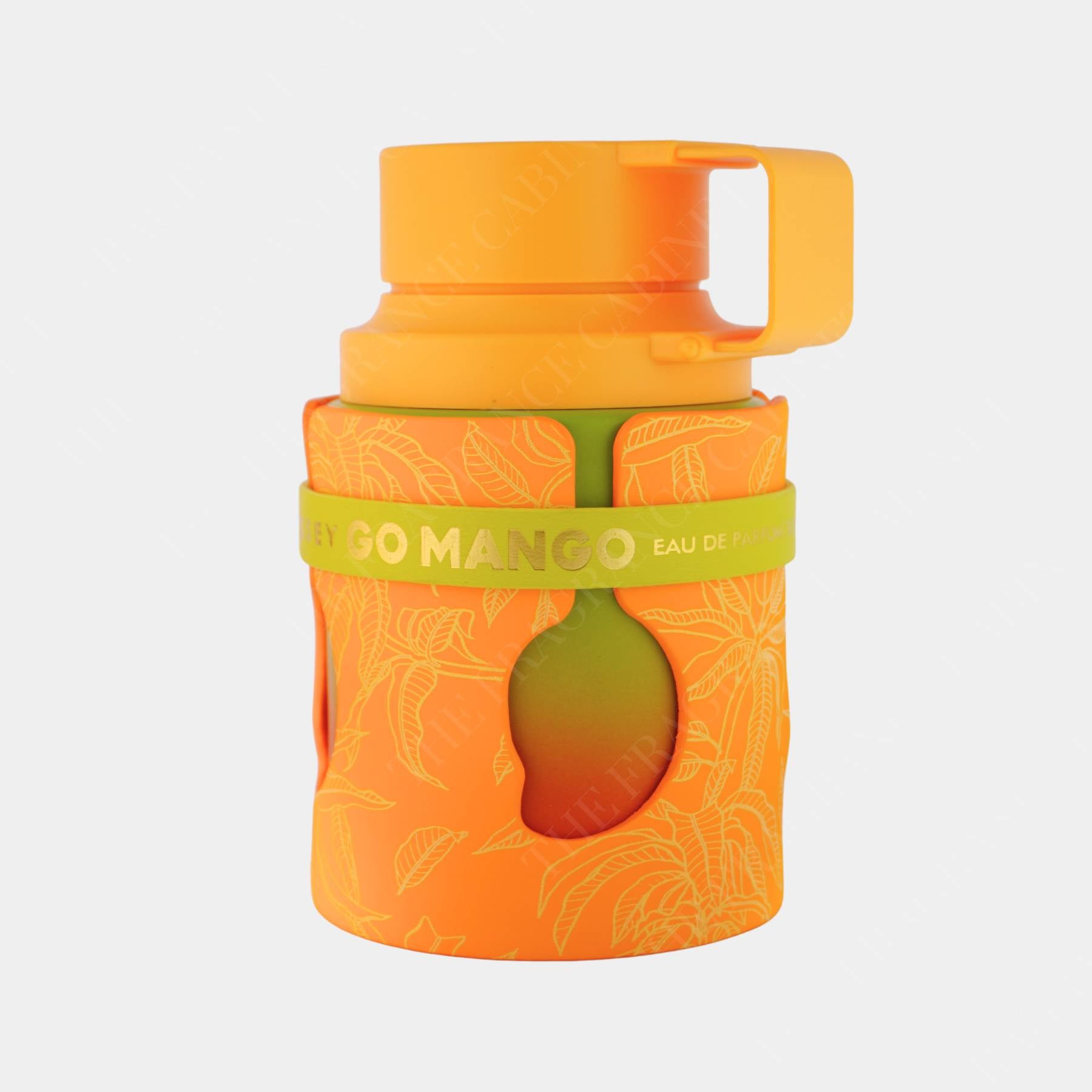 Armaf Odyssey Go Mango 100ml Eau de Parfum front view of bottle, side on