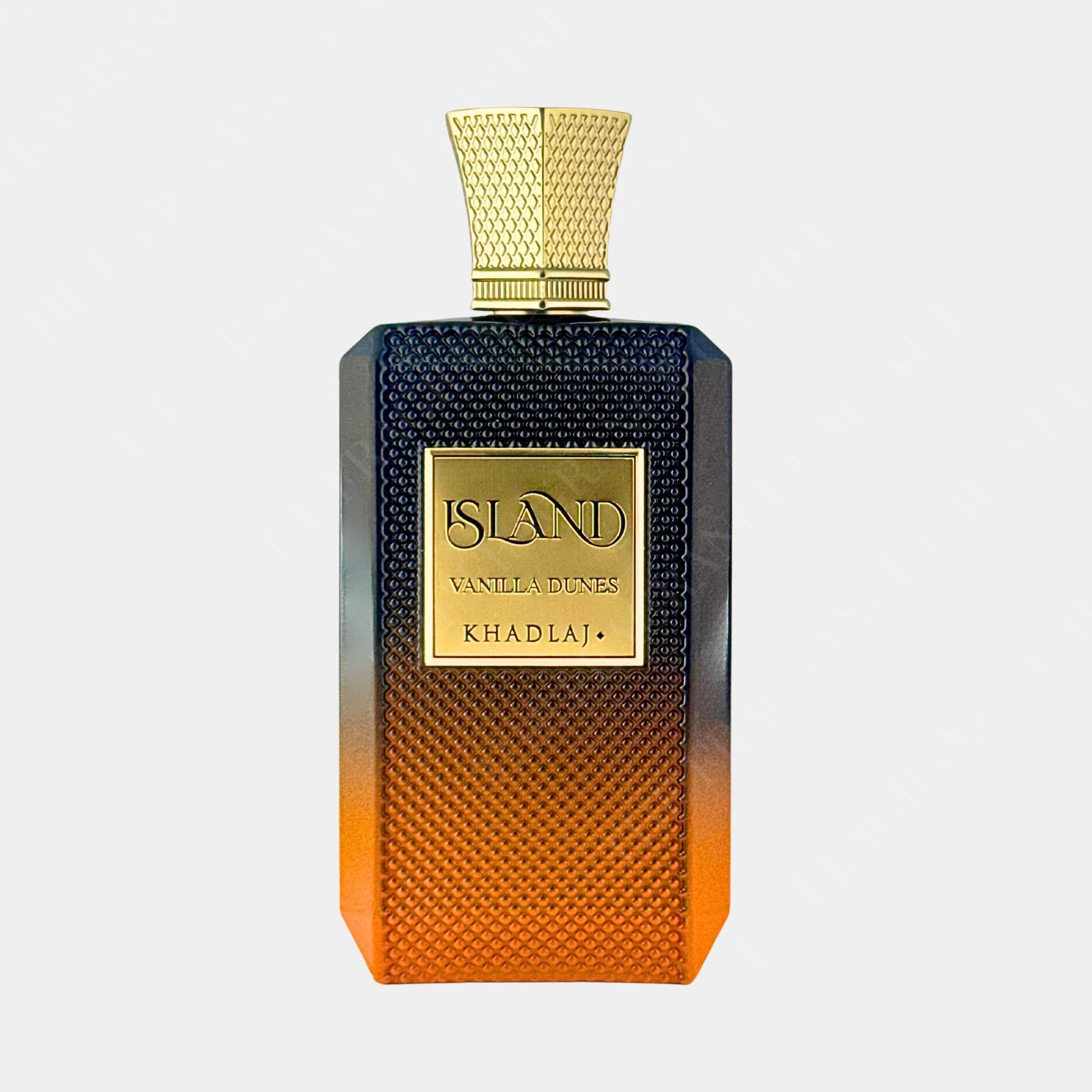 Khadla island vanilla dunes 100ml extrait de parfum front view of bottle
