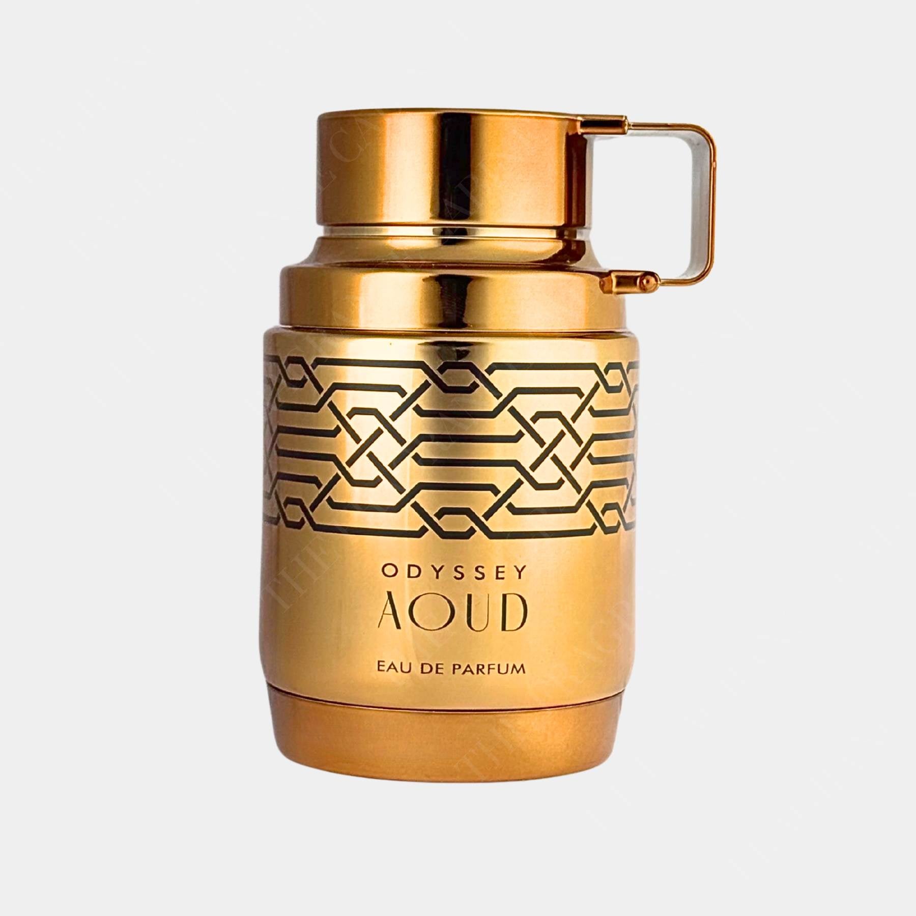 Armaf Oydssey aoud 100ml eau de parfum for men and women, front view of bottle