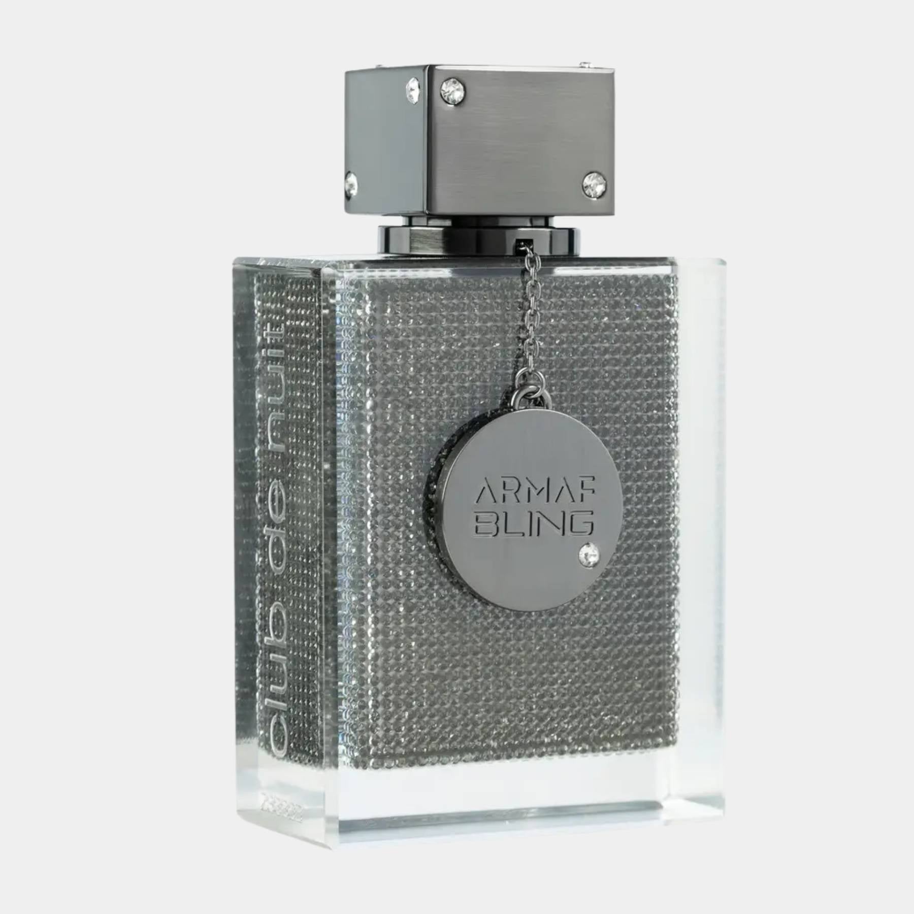 Armaf Club de Nuit Bling 75ml Eau de Parfum Front view of bottle, side on