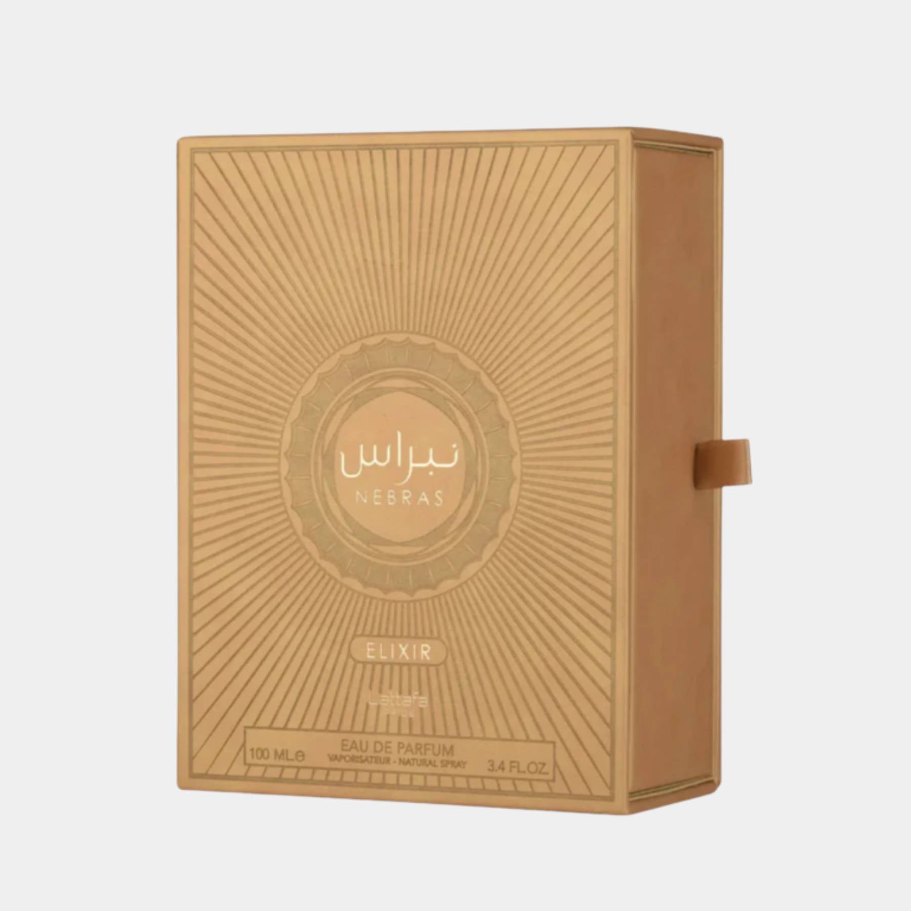 Lattafa Nebras Elixir box