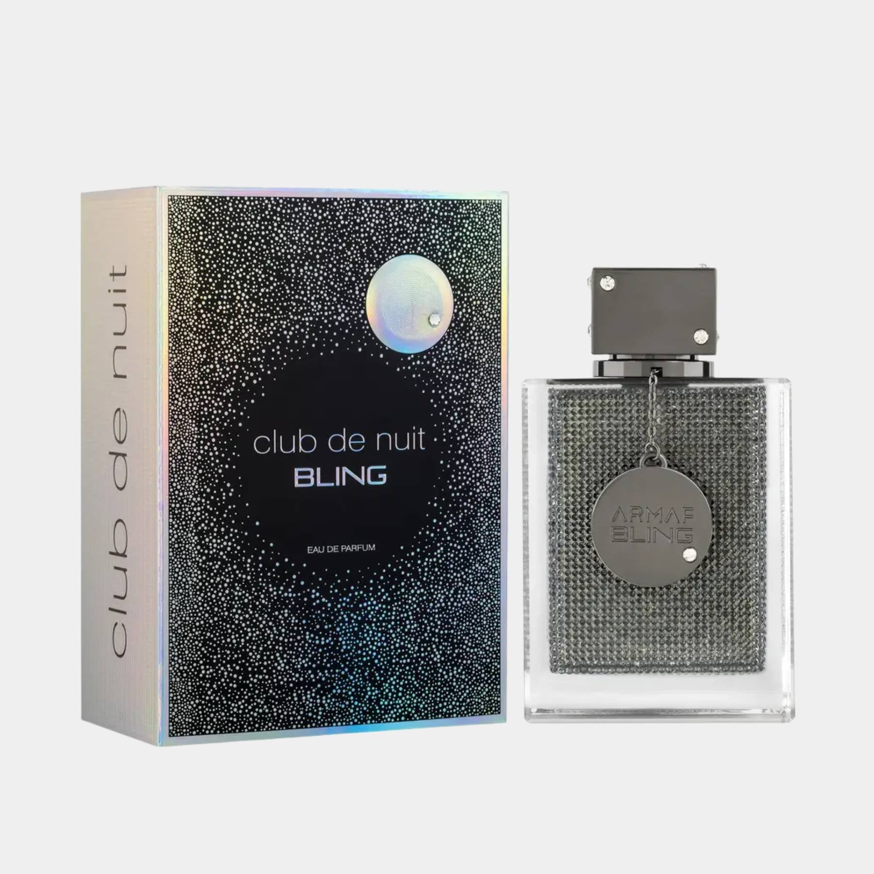 Armaf Club de Nuit Bling 75ml Eau de Parfum Front view of bottle and box