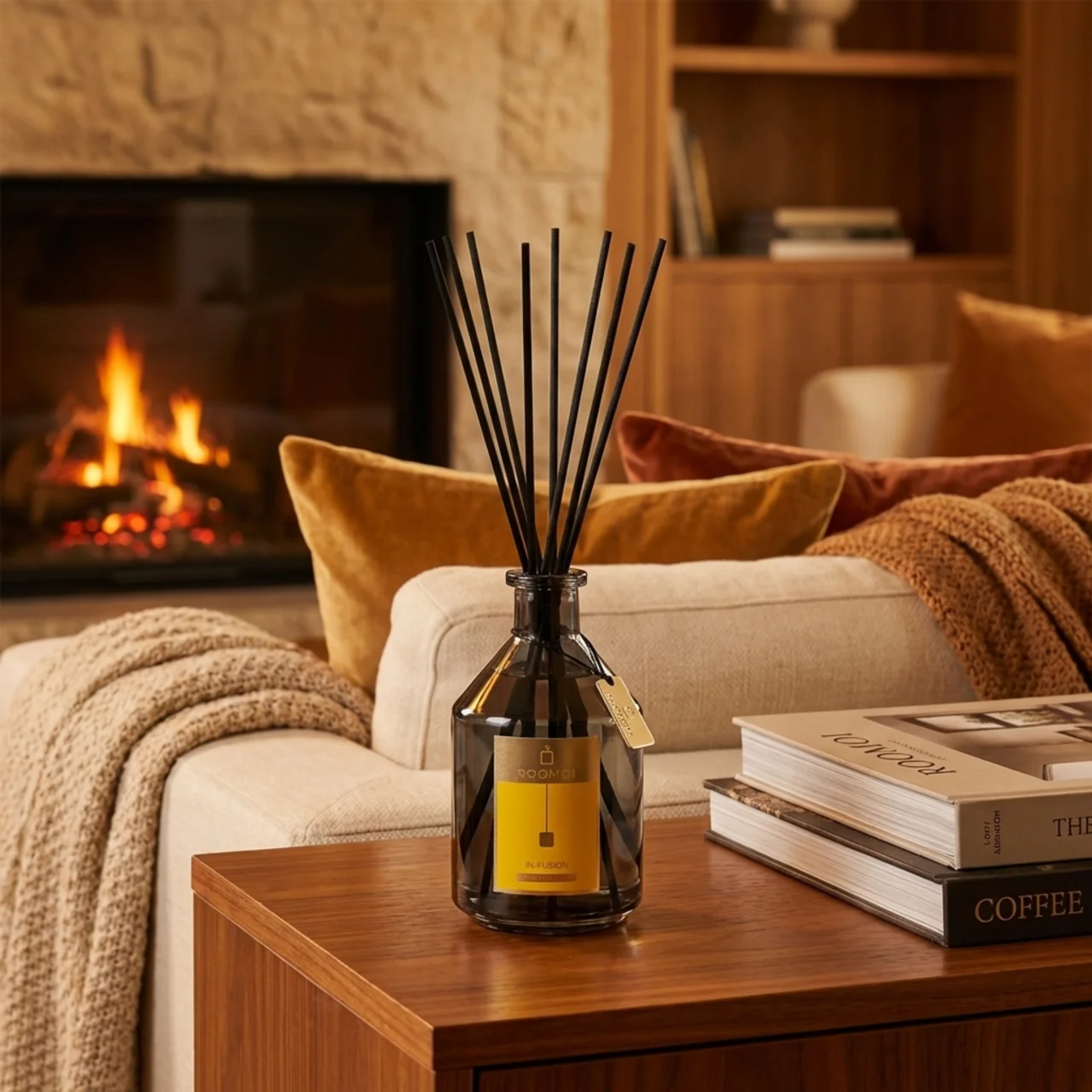 Roomoi Infusion diffuser in home setting