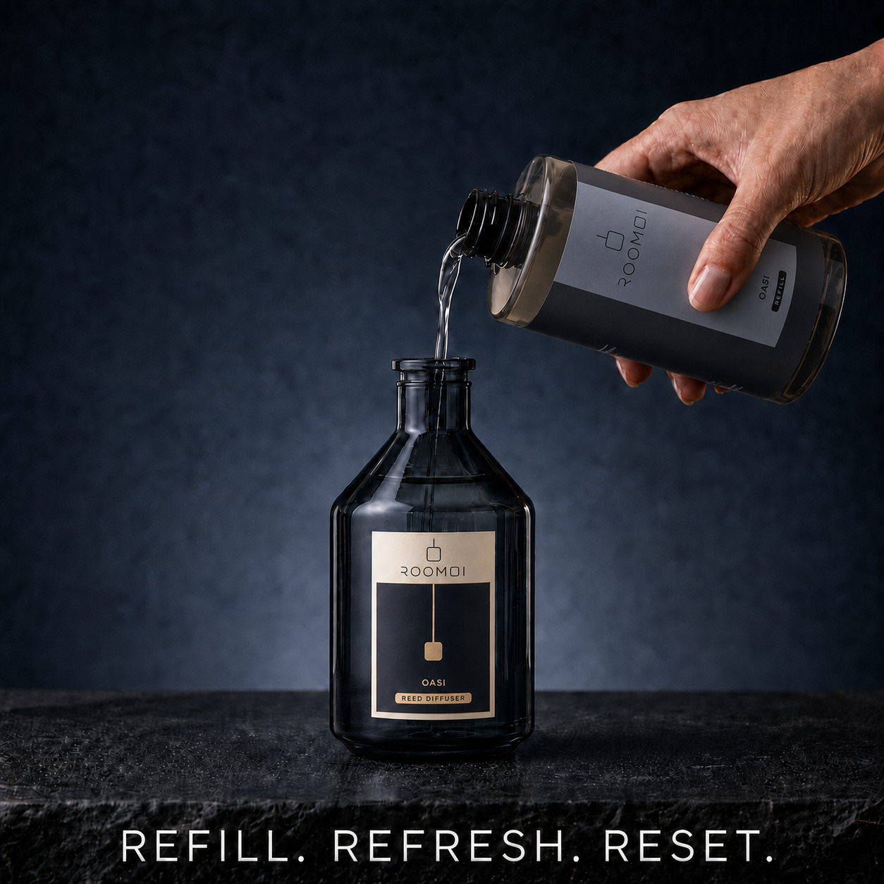 Roomoi Oasi Reed Diffuser Refill Demonstration
