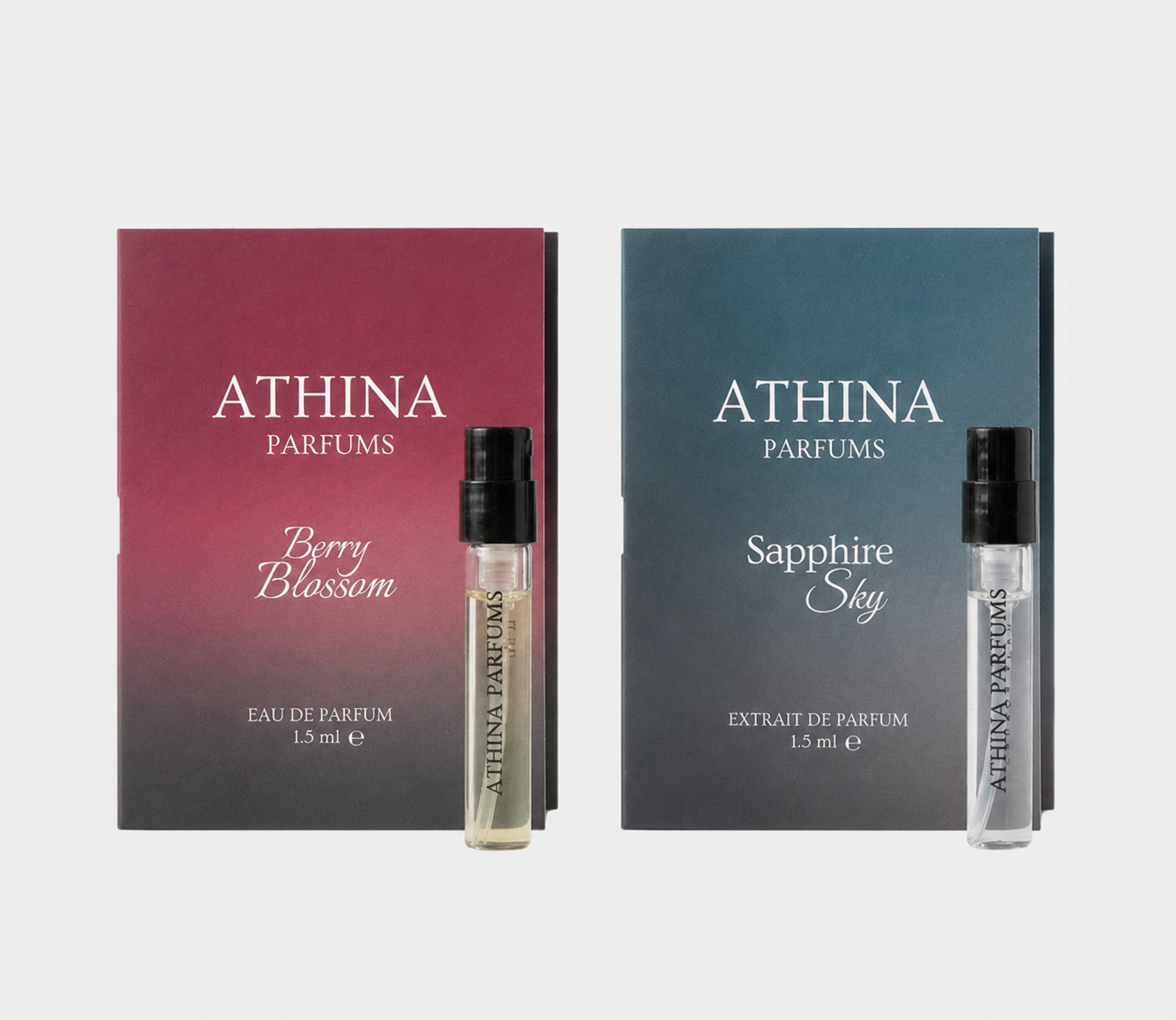 Athina Parfums — VIP Sample Access (Berry Blossom & Sapphire Sky)